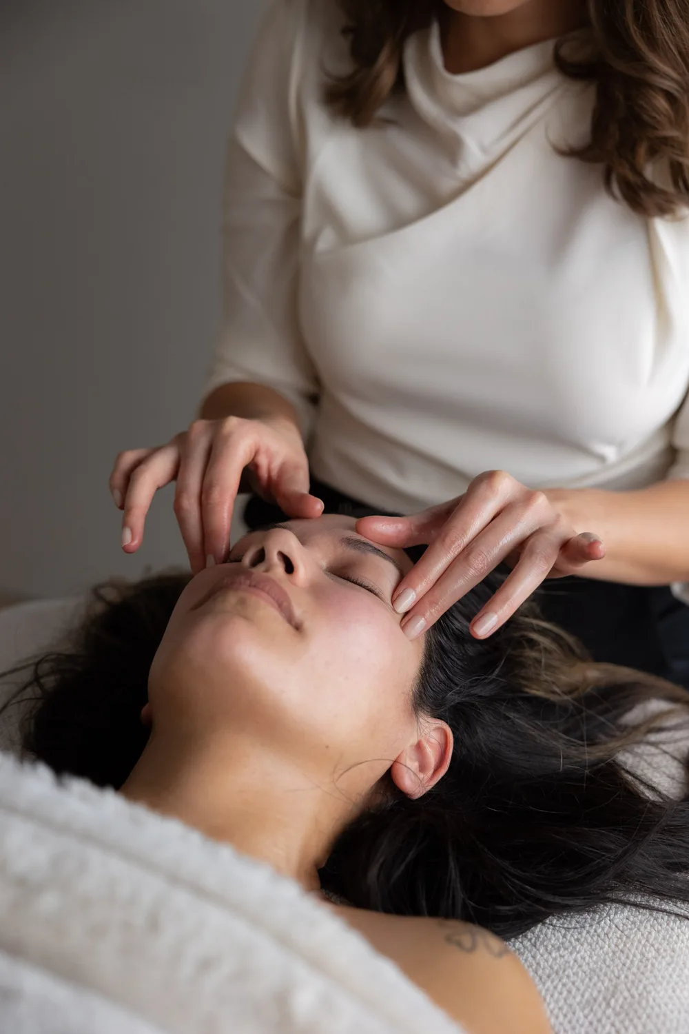 Ayurvedische hoofd- en gezichtsmassage